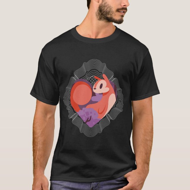 T-shirt Vacances sous les palmiers dans un hamac. (Devant)