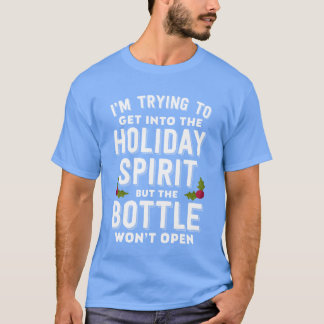T-shirt Vacances Spirit Bottle Wont Open boy