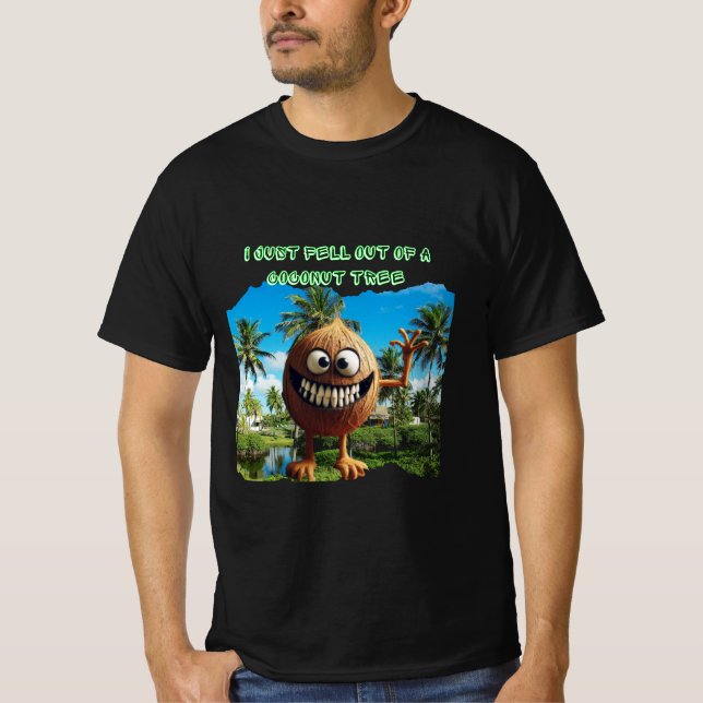 T-shirt Vacances sur l'île aux Cocotiers (Devant)
