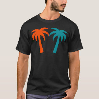T-shirt Vacances tropicales drôles sous les palmiers