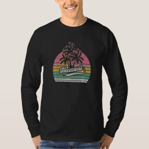 T-shirt Vacances tropicales vintage Hawaï îles Hawaï S