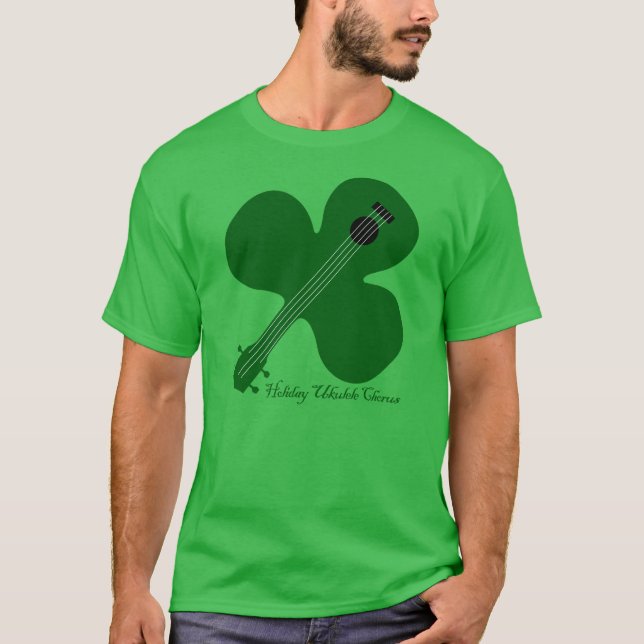 T-SHIRT VACANCES UKULELE CHORUS 2025 JOUR DE LA SAINT PATR (Devant)