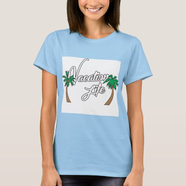 T-shirt Vacances Vacances Vacances Top Logo 2 (Devant)