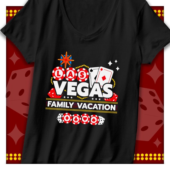 T-shirt Vacances Vegas Trip Las Vegas Famille Vacances (Créateur téléchargé)