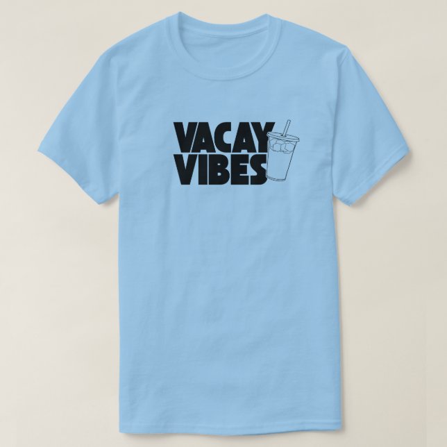 T-Shirt Vacances Vibes Été (Design devant)