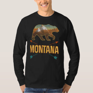 T-shirt Vacances vintage dans le Montana