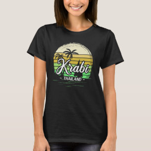 T-shirt Vacances vintage en Thaïlande Asie thaï Krabi 9