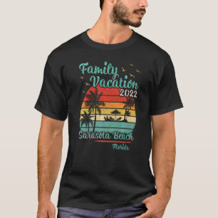 T-shirt Vacances vintage Famille 2022 Floride Sarasota Pla
