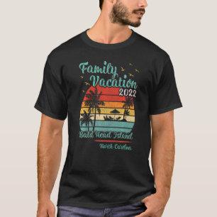 T-shirt Vacances vintages en famille 2022 Bald H en Caroli