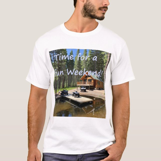 T-shirt Vacances VTT cabine (Devant)