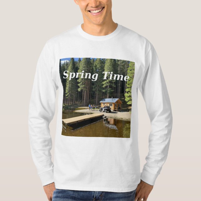 T-shirt Vacances VTT cabine (Devant)
