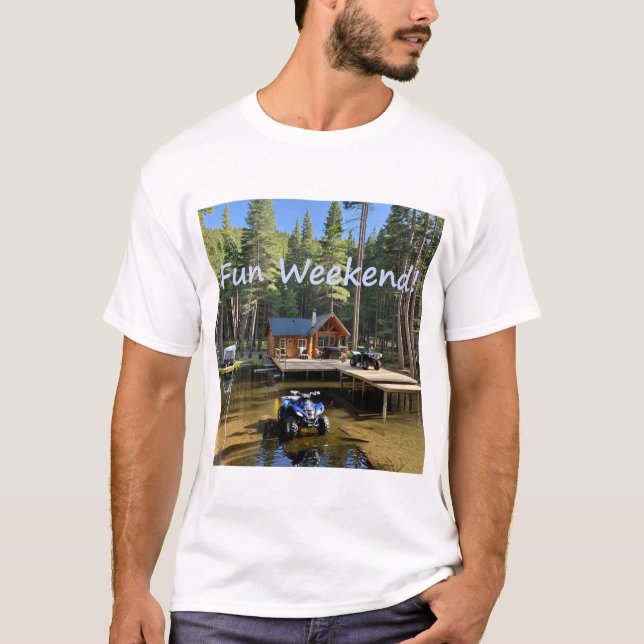T-shirt Vacances VTT cabine (Devant)