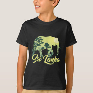T-shirt Vacat d'été de l'île tropicale cool Sri Lankan Bea
