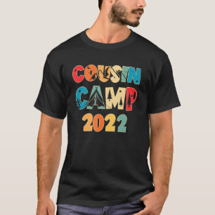 T-shirt Vacat d'été familial Retro Vintage Cousin Camp 202