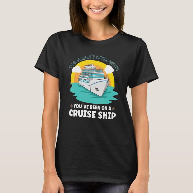 T-shirt Vacation Boating Boat Captain Cruise Ship Cruising (Devant)