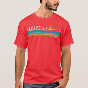 T-shirt Vacaville California State Bear Retro Sunset