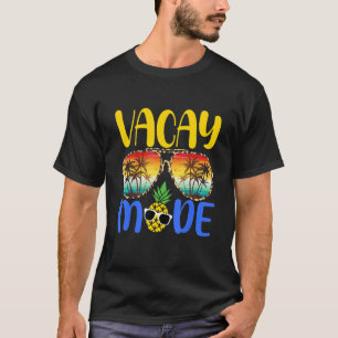 T-shirt Vacay Mode Ananas Family Vacation Beach