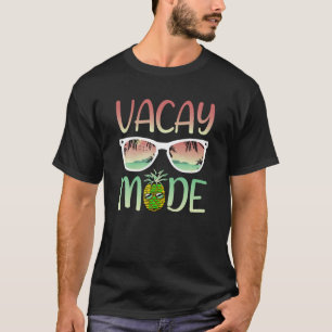 T-shirt Vacay Mode Funny Ananas avec lunettes de soleil su