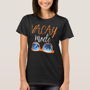 T-shirt Vacay Mode mignon Vacances Été Croisière Getaway H
