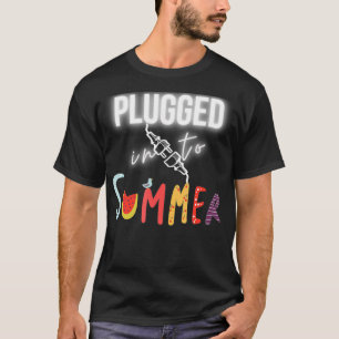 T-shirt Vacay Tropical Good Vibes Summer Trip T Plugged F