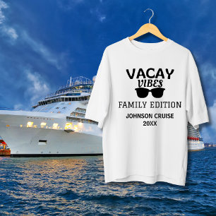 T-shirt Vacay Vibes Family Edition Family Reunion Cruise