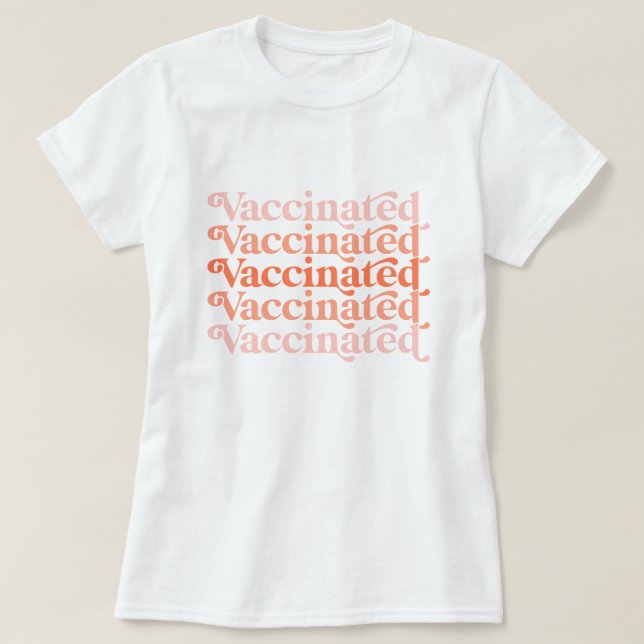 T-shirt Vaccin de style Vintage (Design devant)