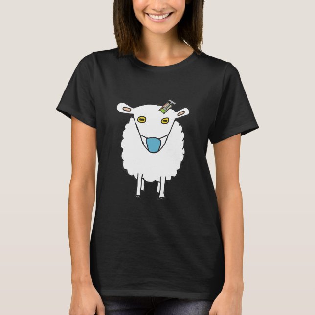 T-shirt Vaccination contre la cire des moutons (Devant)