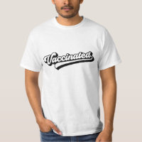 T-shirt vacciné de style Vintage