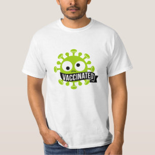 T-shirt vacciné de style Vintage