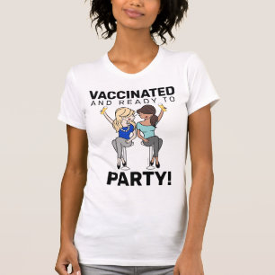 T-shirt Vacciné et prêt à faire la fête - Bière