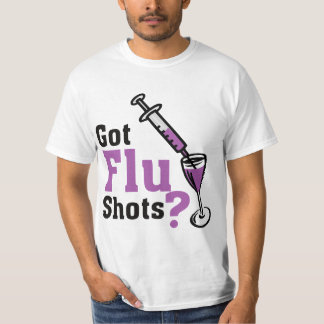 T-shirt Vaccins contre la grippe obtenus de porcs ?