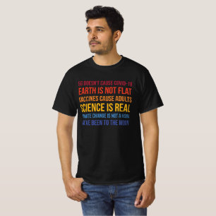 T-shirt Vaccins Science Le Changement Climatique Est Un Vr