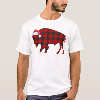 T-shirt Vache à carreaux de Noël – Fêtes de fin d'année