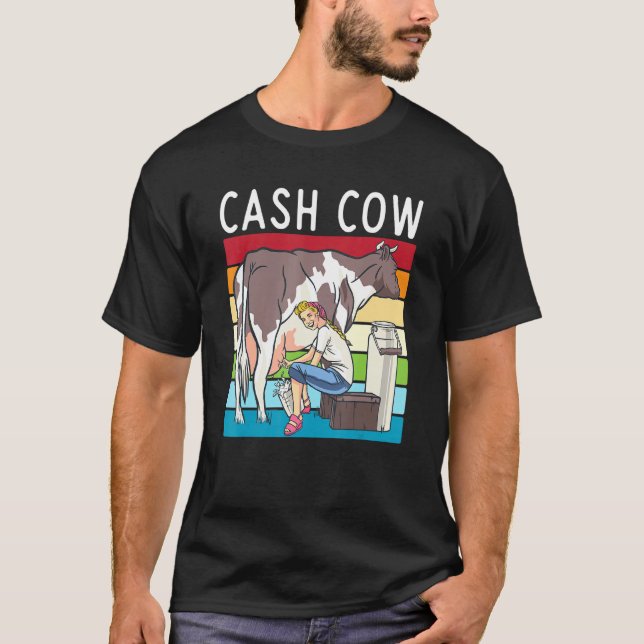 T-shirt Vache à lait (Devant)