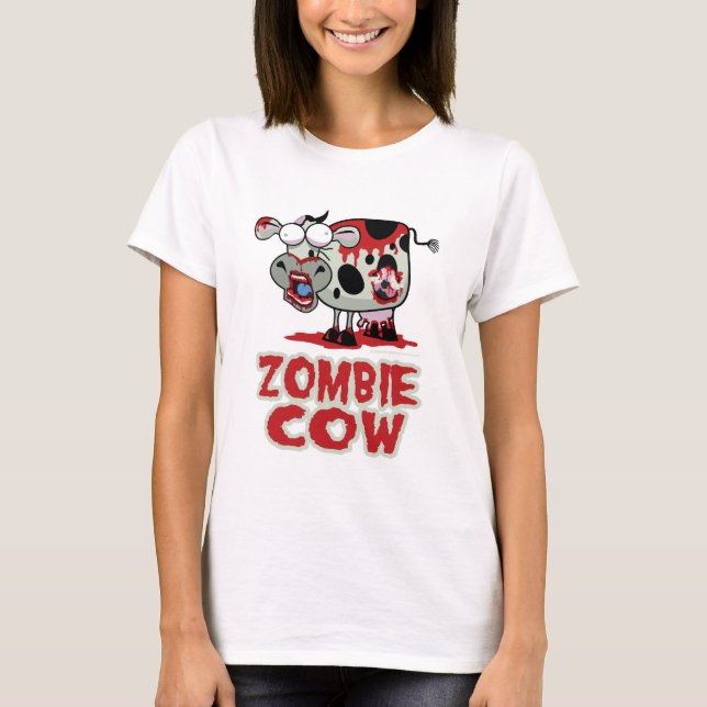 T-shirt Vache à zombi (Devant)