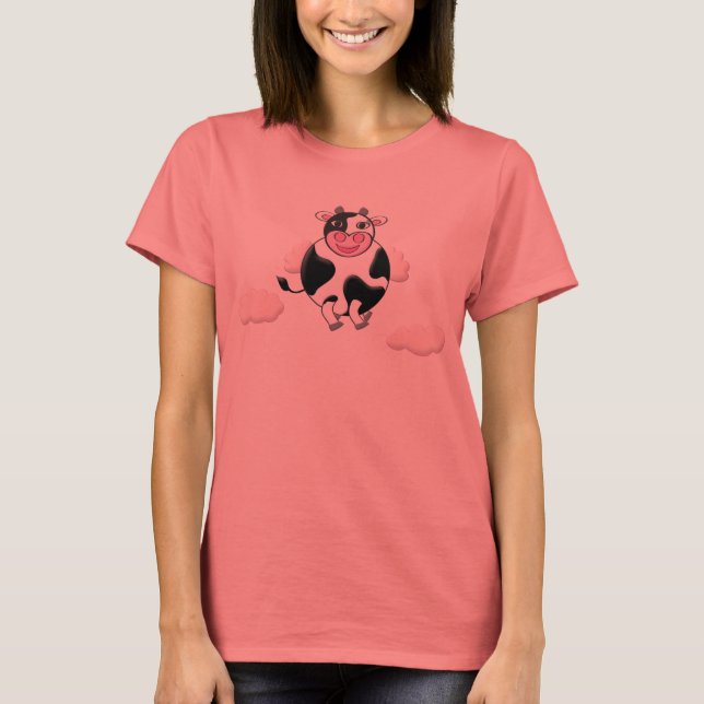 T-shirt vache-ange (Devant)