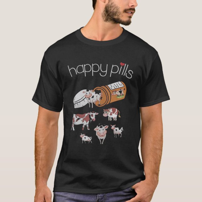 T-shirt Vache Animal Heureux Bill (Devant)