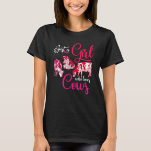 T-shirt Vache animale de ferme femmes filles vache