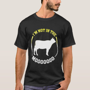 T-shirt Vache Animaux Ferme Laitière Petite Amie