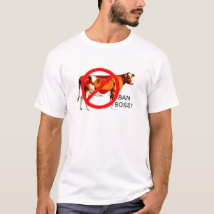 T-shirt Vache autoritaire à campagne d'interdiction