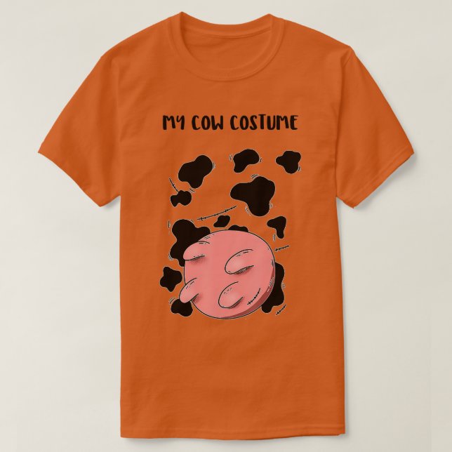 T-shirt Vache Avec Empreinte Utters Costume Udder Vache (Design devant)