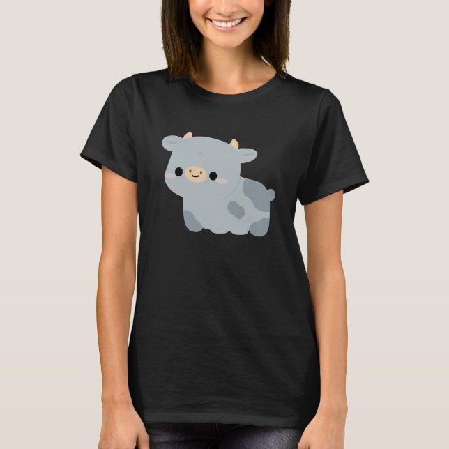 T-shirt Vache Blue Belge (Devant)