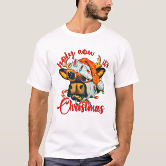 T-shirt Vache C'est Noël Sucre de canne Sant