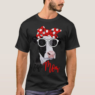 T-shirt Vache Chemise Vache Maman Bandana Vache Lover