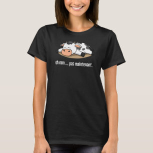 T-shirt Vache couchant Lazy Ferme Animaux Fermiers Agricul