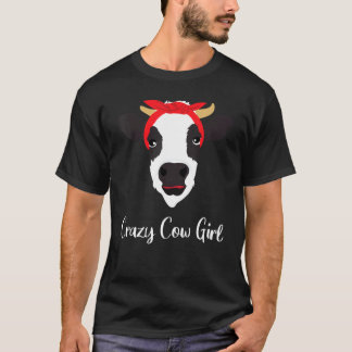 T-shirt Vache Cowgirl Fermière Femme Ferme