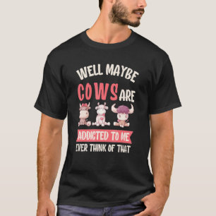 T-shirt Vache de bétail mignonne disant pour vache personn