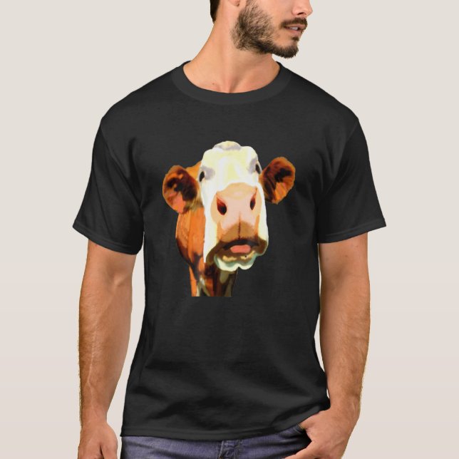 T-shirt Vache de face (Devant)