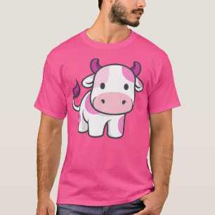 T-shirt Vache de lait de fraise mûre