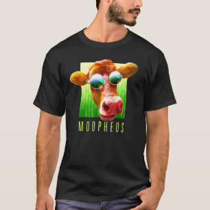 T-shirt Vache de Sci Fi Moopheus Matrix